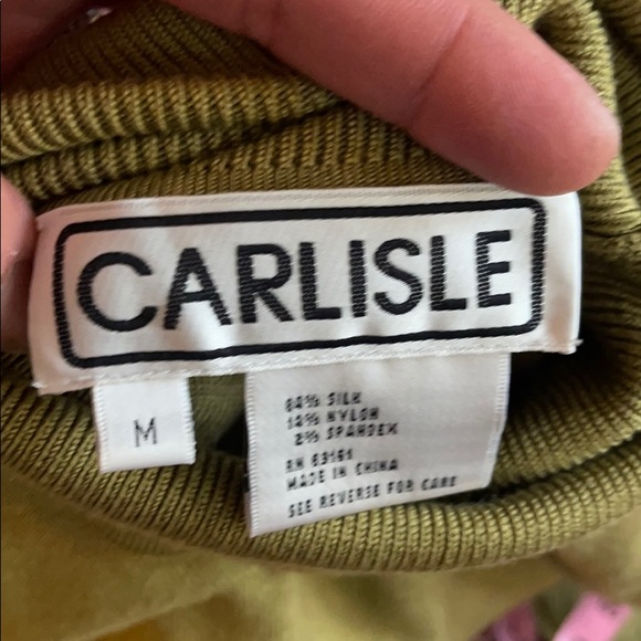 Vintage 1990’s Carlisle Green Long Sleeve Top - Picture 14 of 14